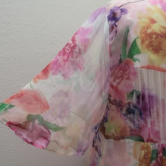 Johnny Was Silk Floral Dress - Picture 5 of 9